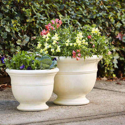 Jardinière 19 "Jean Pierre, Brownstone