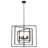 5 - Light 25.59" Dimmable Modern Lantern Linear Square / Rectangle Geometric Candle Chandelier For Hallway Kitchen Island Living Room Bedroom-318505841