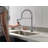Trinsic Pro Pull Down Touch Single Handle Kitchen Faucet with Accessories-19449306