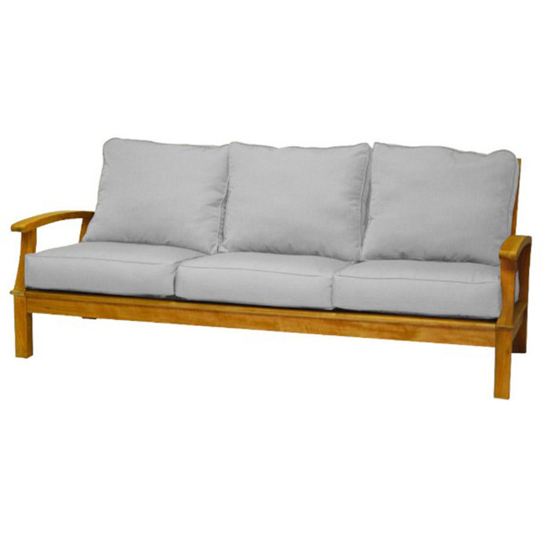 Monterey Outdoor 4 - Piece Teak Conversation Set, Natural