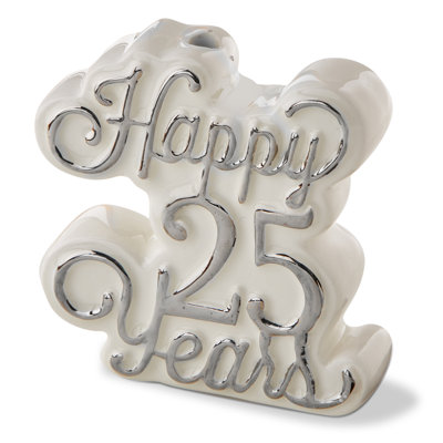 Porte-bougie Happy 25 Years