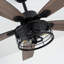 Ventilateur de plafond 52 pouces avec lumières et télécommande Farmhouse