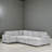 108" Upholstered Pull-Out Sleeper Sectional Sofa Bed-1353923142