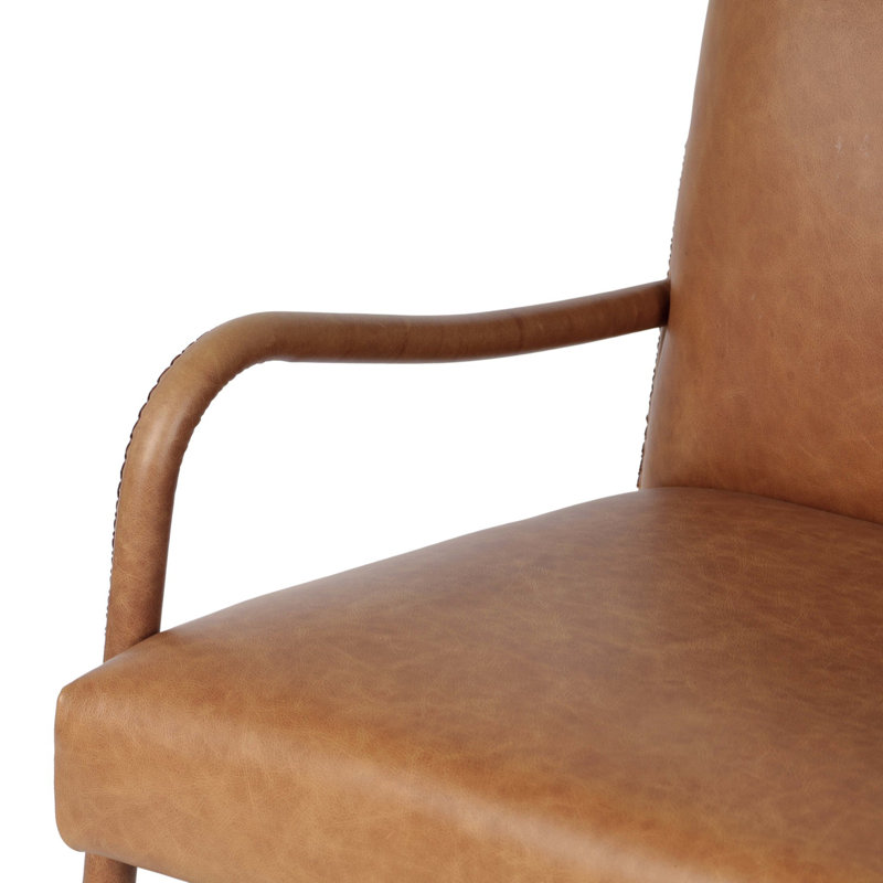 Quill Leather Arm Chair