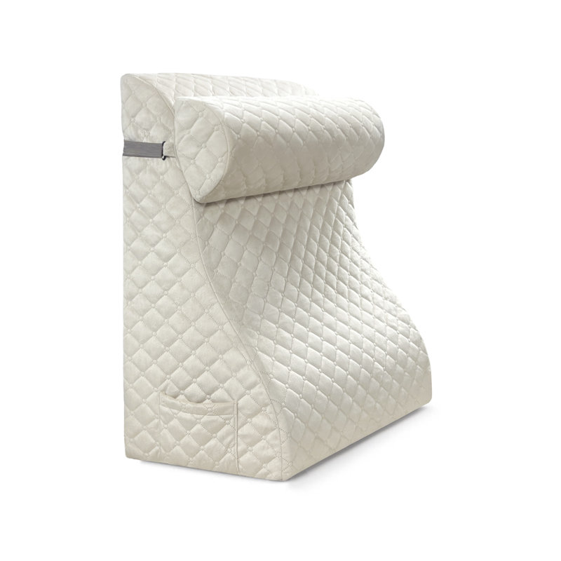 Triangular Backrest Cushion, Ivory