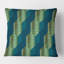 Coussin décoratif rétro à motif hexagonal V - Mid-Century-1460375696
