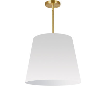 Luminaire suspendu cylindrique surdimensionné cylindrique 1 lumière