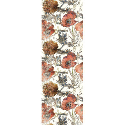 Ashburn Peel & Stick Floral Roll