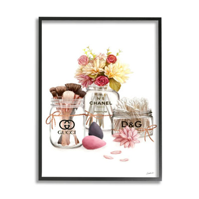 Florals in Fashion Jars, Accessoires cosmétiques, articles de toilette par Ziwei Li - reproduction d'art