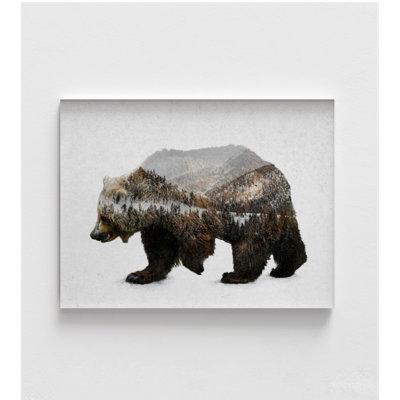 The Kodiak Bear By Davies Babies, Deep Forest Animal Poster Print, Cabin Hunter Wall Decor, Forest Photography Artwork