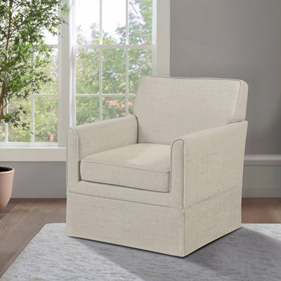 Fauteuil d'appoint crème voir ci-dessous