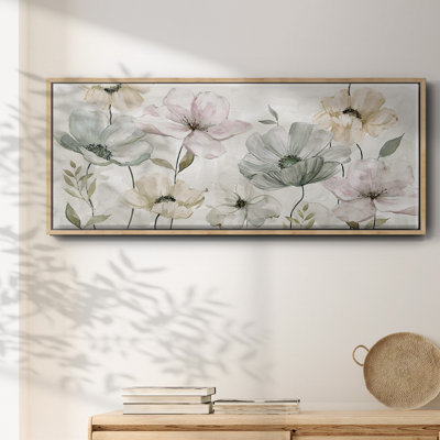 Garden Grays- Framed Canvas