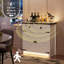 Buffet avec lumière DEL 31,5 po Delmonta-1563767836