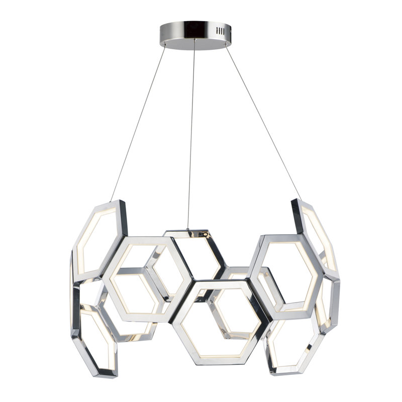 Lustre géométrique à un état/unique 1 lumières Thurber