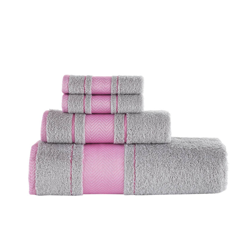 Serviettes de bain Kafthan, Gris clair