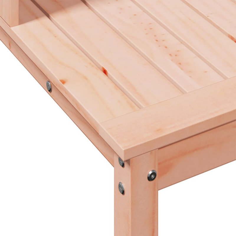  Potting Table Natural Wood Solid Douglas Wood Medium, Light Brown, 43.1" H x 42.5" W x 19.7" D
