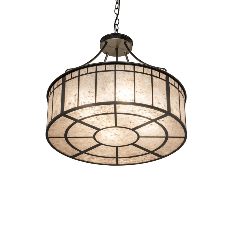 24" Wide Glendale Mission Inverted Pendant