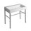 Britannia Vitreous China Rectangular Console Bathroom Sink