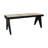 Frankie Wooden Bench With Cane Seat-1589415950