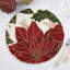 Napperon Shimmering Poinsettia