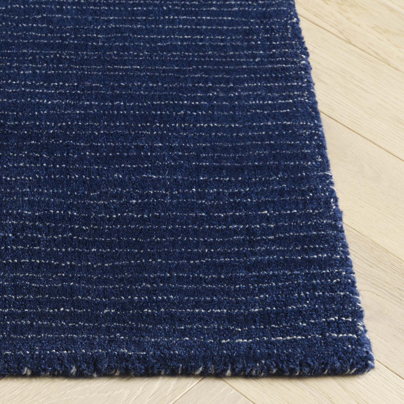 Laine abstraite touffetée à la main; Tapis d'intérieur en coton, Rectangle 4pi x 6 pi
