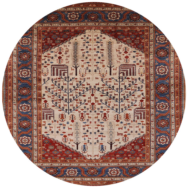 Royle Oriental Indoor Rug, Round 8'