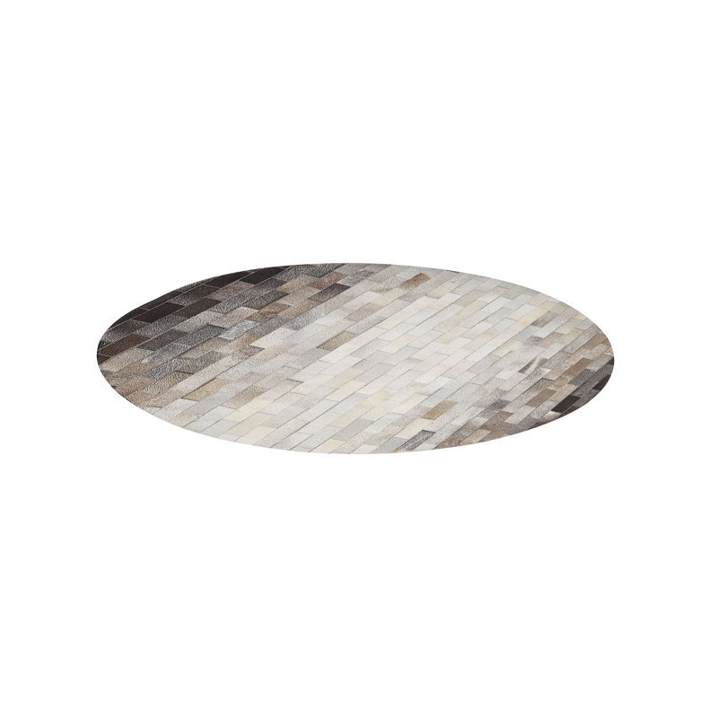Amboy Abstract Hand Woven Area Rug, Round 140cm