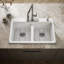 Riverby 33 In. Top-Mount Double-Bowl Kitchen Sink-1017940971-1017940972-1035019176