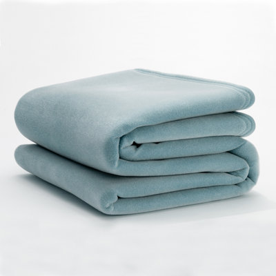 Vellux Flocked Fiber Throw Blanket
