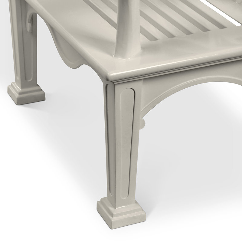 Bay Lake Garden Bench, Jet Black, Khaki
