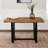 Rustic Solid Distressed Dining Tablerustic