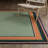 Sherley Preppy Stripe Border Green/ Navy Indoor-Outdoor Area Rug-1437799846