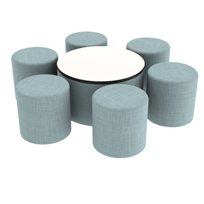 Ensemble de repose-pieds rond 30 po avec siège H 18 po Pro Series Pro-Erase