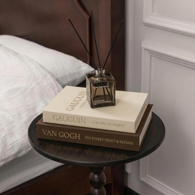 Decorative Books for Home Decor - Stackable Faux Book Box for Coffee Table Styling & Hidden Storage - Neutral Linen Fake Books as Display Riser for Shelf & Entryway