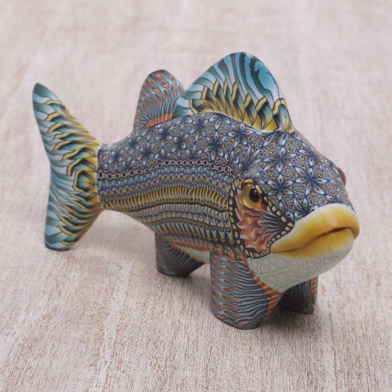 Bali Fish Polymer Clay Figurine