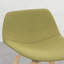De 2 tabourets - Design moderne de style Mid-Century, revêtement en tissu, contreplaqué et placage pour un siège durable