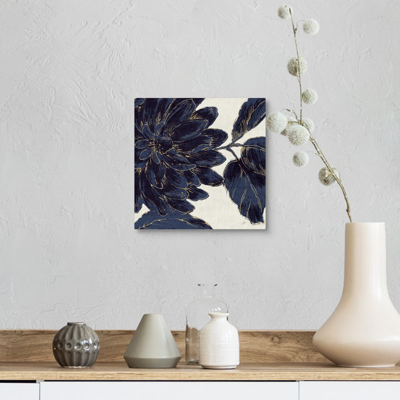 «Indigo Garden I», reproduction d'impression, H 8 po x l 8 po x P 1,5 po, Toile