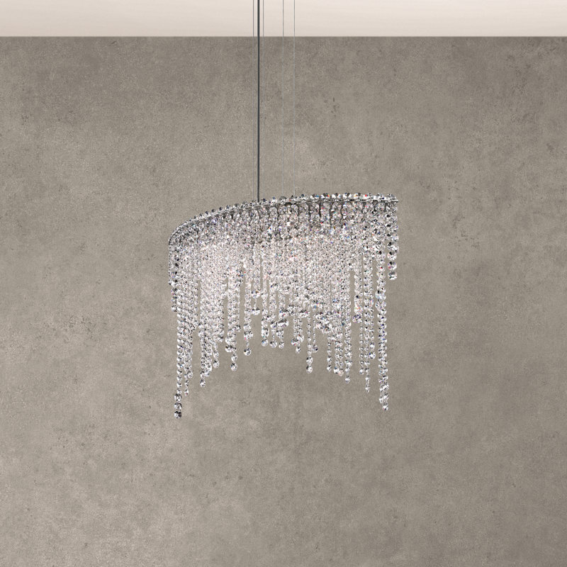Chantant 6 - Light Crystal Chandelier, Heritage Handcut Clear