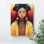 The Beautiful Woman - Wrapped Canvas Print-2011695434