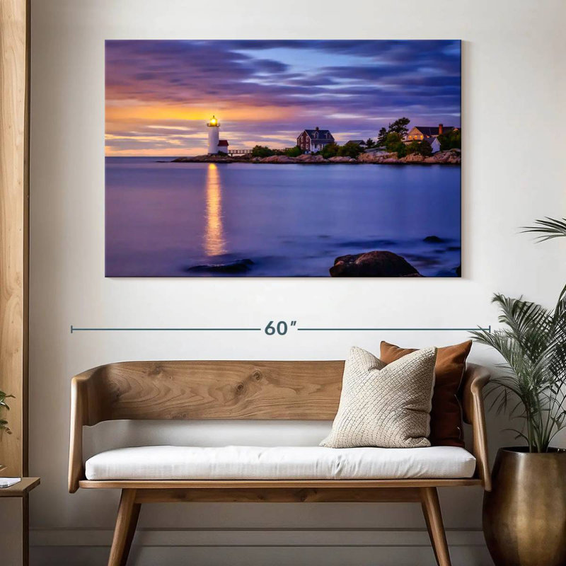 Annisquam lighthouse in massachusetts Aletra, H 34 po x l 51 po