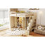 Lit mezzanine double avec escalier de rangement-254812996