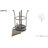Swivel Upholstered Faux Leather Counter Stool