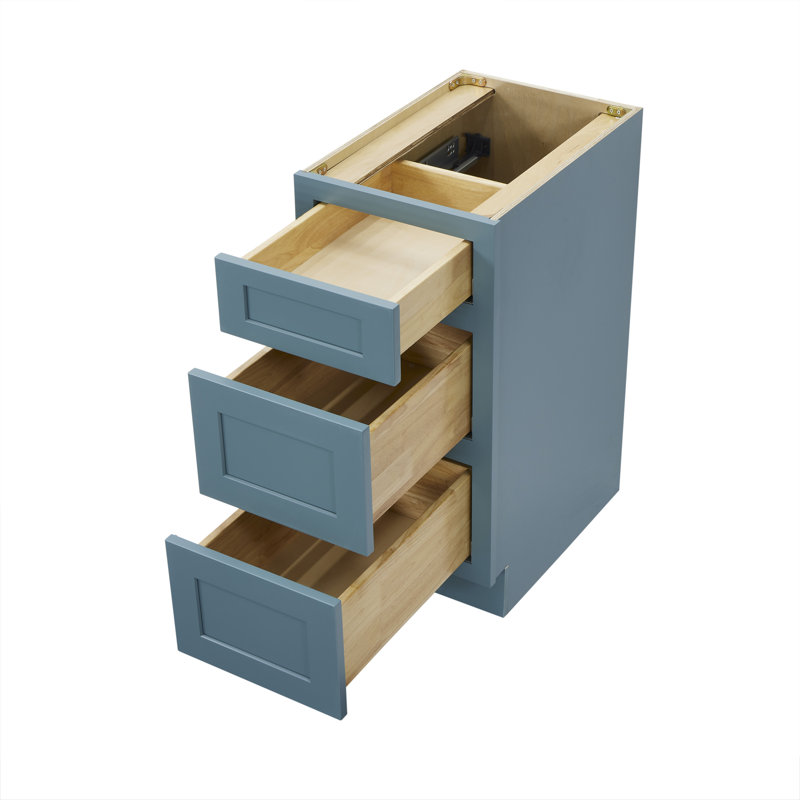Hibbard Single Bathroom Vanity Base Only, 32.5" H x 15" W x 21" D, Sea Green