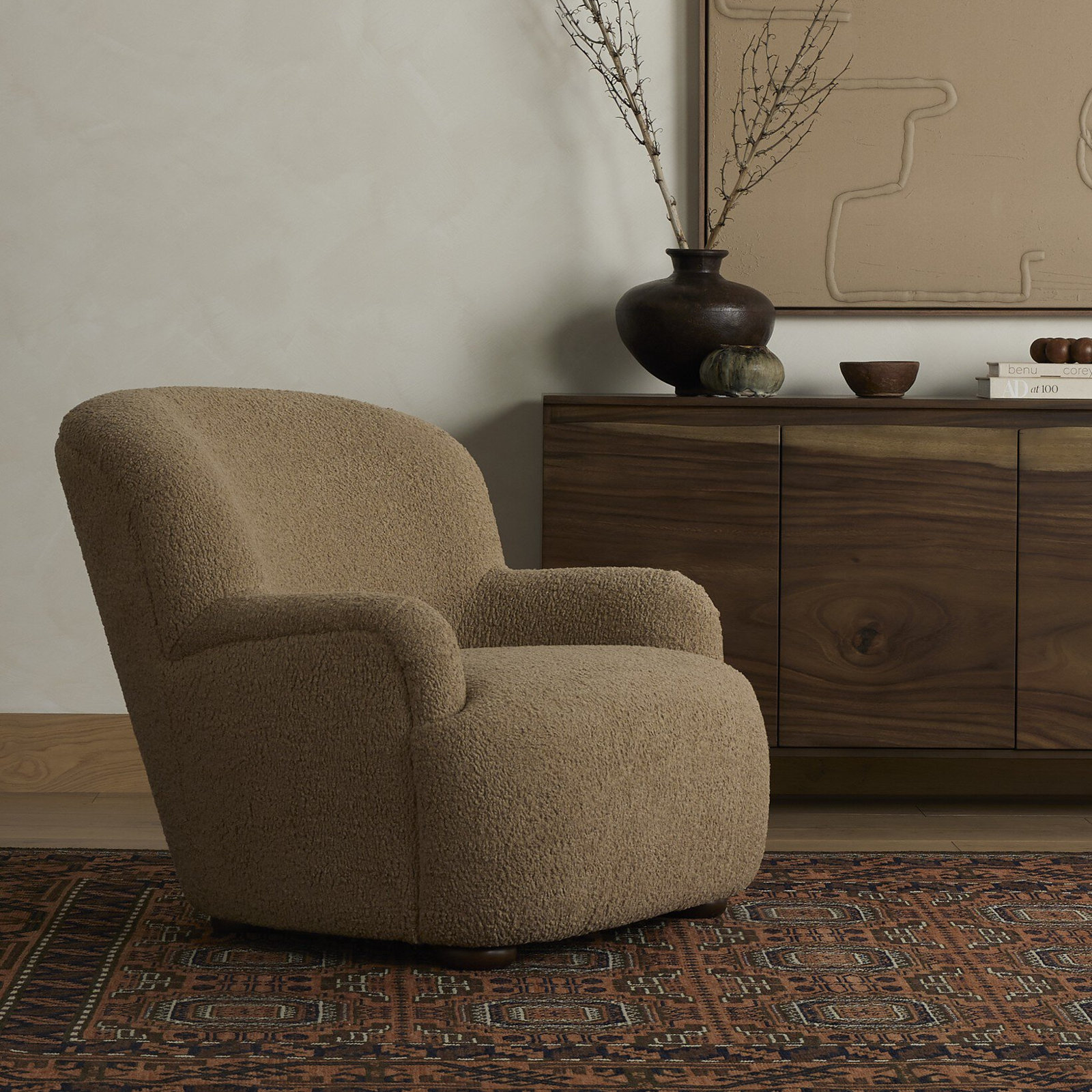 Maxton Armchair, Brown