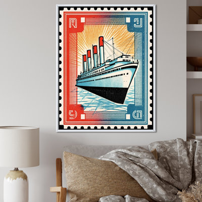 " Vintage Postal Stamo RMS Titanic I "