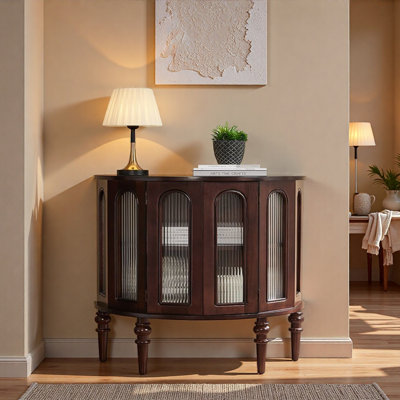 Medieval Semi-Circular Corridor Display Case
