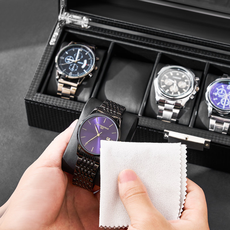 Leather Watch Box with Locking