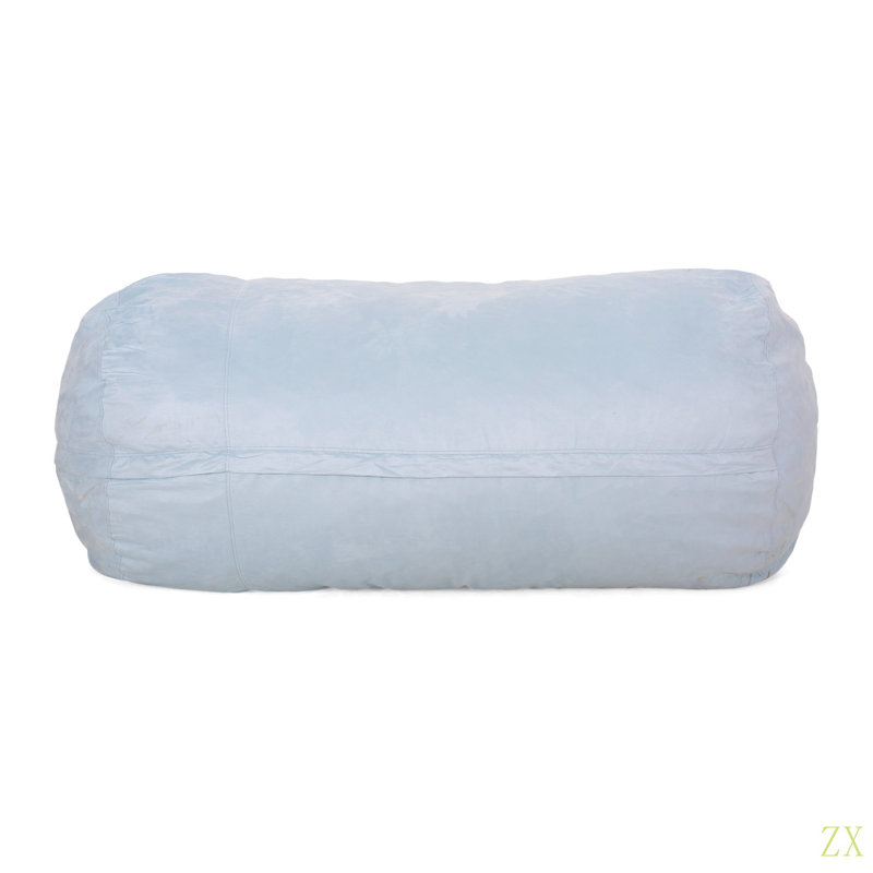 Aruba 8 Foot Microfiber Cylindrical Bean, Bag