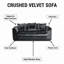 100% Crushed Velvet 3 and 2 Seater Sofas Sets Upholstered Living Room Sets-977152897
