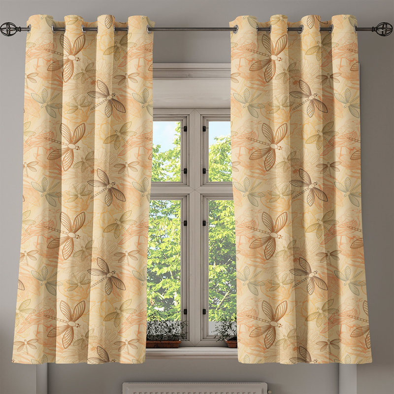 Sateen Blackout Curtain Pair, 50" W x 54" L
